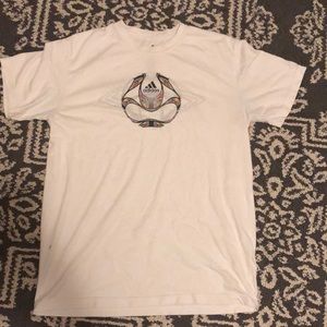 Vintage white mens large Adidas soccer shirt -PREDATOR